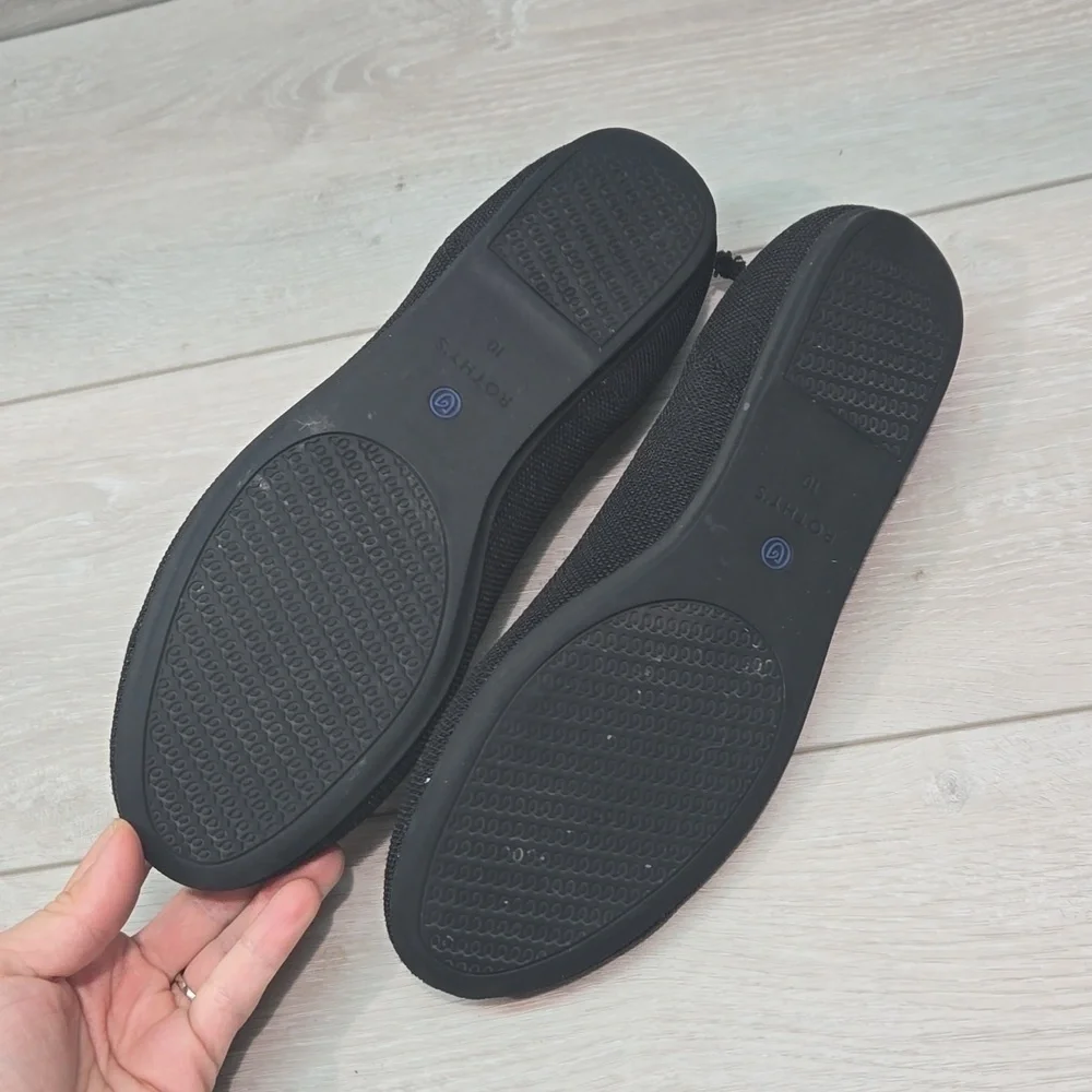 Rothy's Women Round Toe Ballet Flats Loafer Slip on shoes sz 10